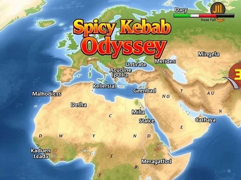 Spicy Kebab Odyssey Regional Maps